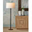 Lampe sur pied noire Gavin