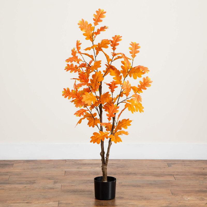 4Ft. Artificial Autumn Oak Tree