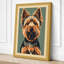 Alert Terrier Rustic - Wrapped Canvas-1891760719-1891760720