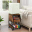Support de réfrigérateur compact avec rangement pour boissons et roulettes Mini réfrigérateur personnel pour table de réfrigérateur Petit chariot de réfrigérateur pour dortoir Bureau à domicile Chambre à coucher-541944787