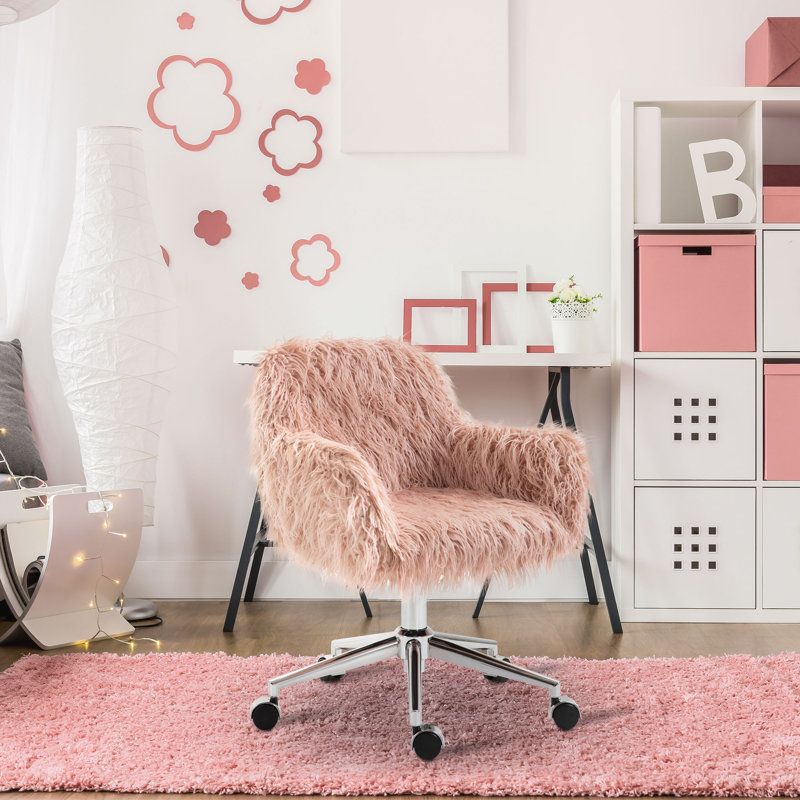 Faux Fur Office Chair