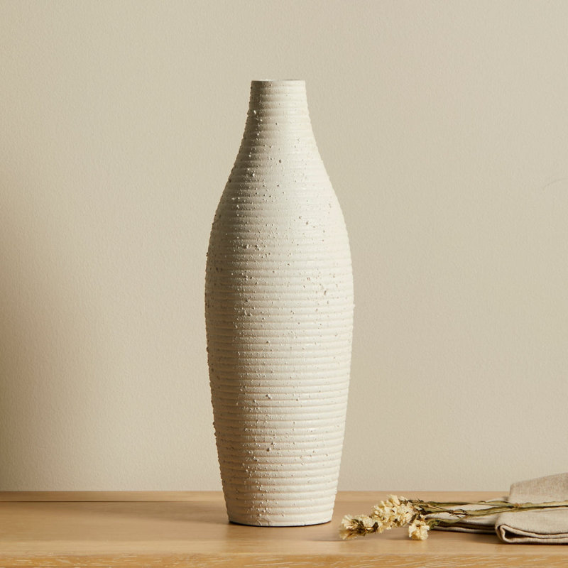 Daryian Ceramic Table Vase, 33cm H X 10cm W X 10cm D