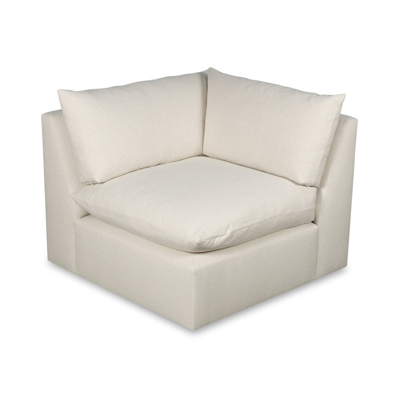 Cali Modular Sectional, Study Hall Ivory Polyester