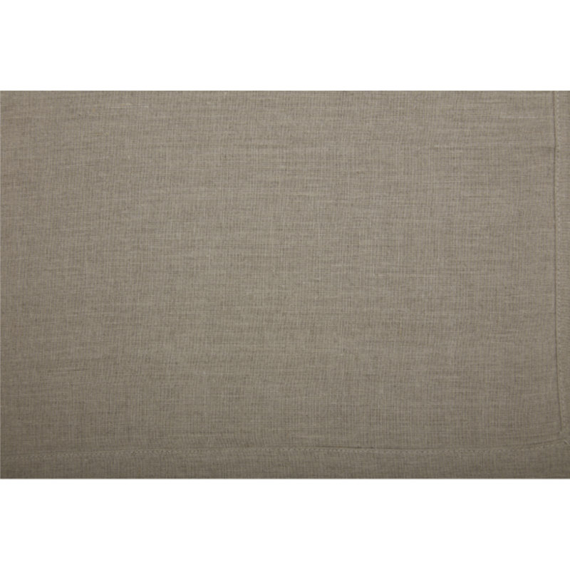 Provincial Linen Natural King Sham 37Lx21W, Tan