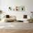 Simple and Light Luxury Design Off-white Sofa