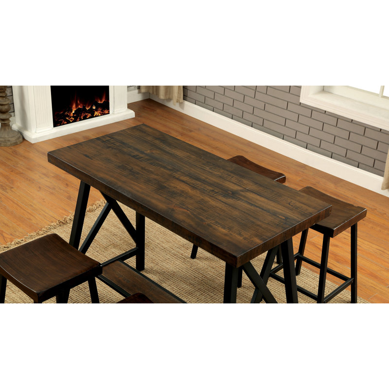 Jerrilyne Metal Base Dining Table