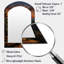 Georgia Georgia - miroir décoratif Georgia Arch, miroir mural asymétrique moderne, impression sur métal-1028342104