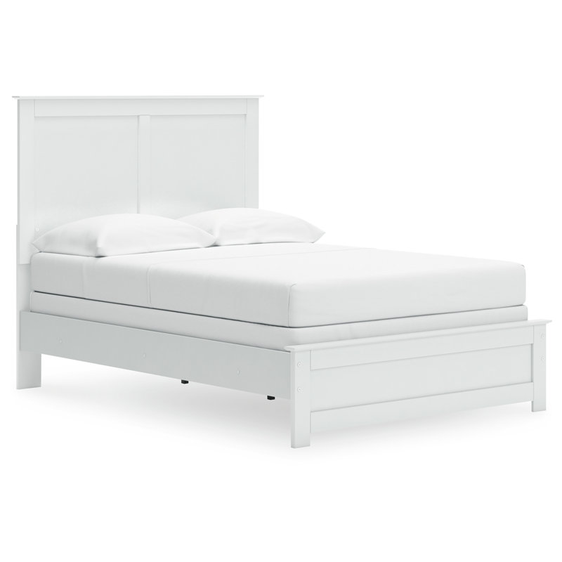 Wagner Full Panel Bed, Full, White