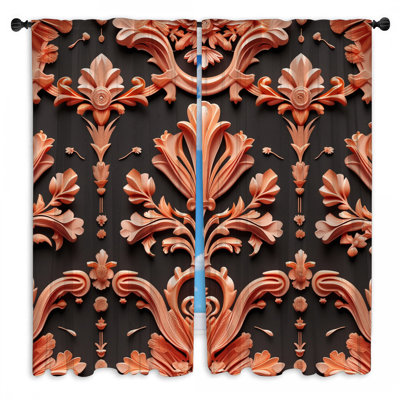 Ornement de rideaux de fenêtre Ornate