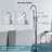 Single Handle Floor Mounted Tub Faucet-124758275