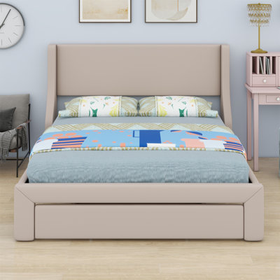 Anteo Upholstered Upholstered Bed Storage Bed