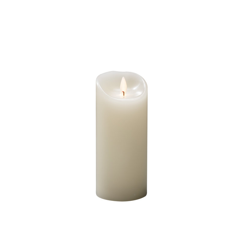 Unscented Flameless Battery Candle, 1, 17.8cm H x 7.5cm W x 7.5cm D