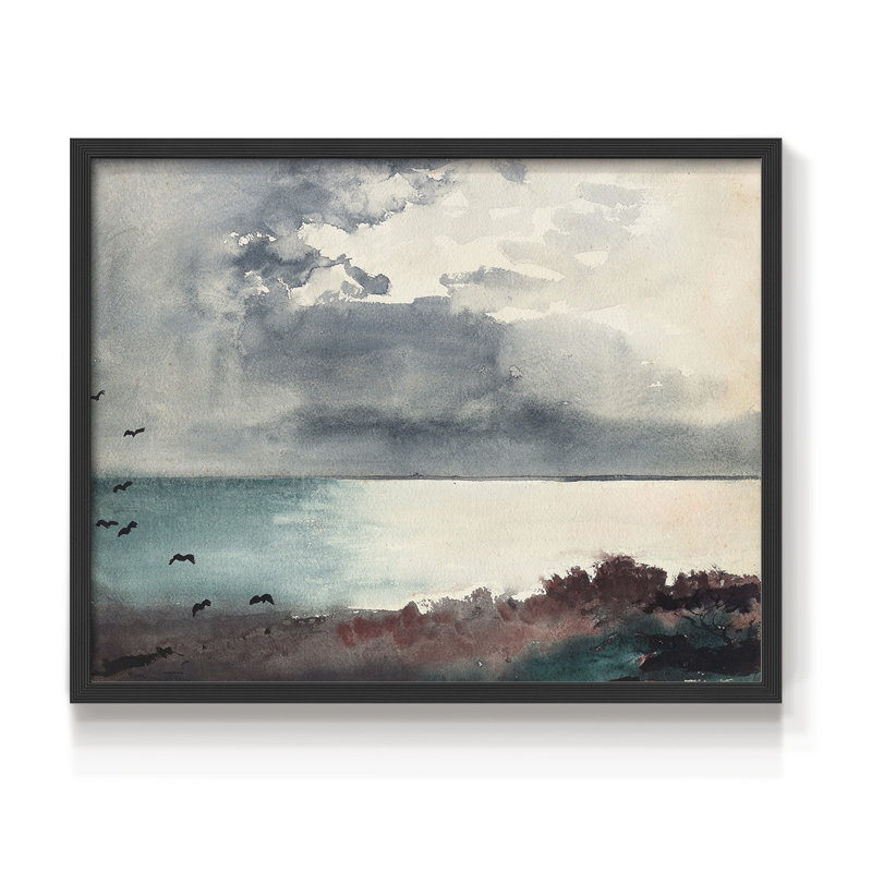 Paysages rétro-CCGCL-impression encadrée, H 11 po x l 14 po, Noir