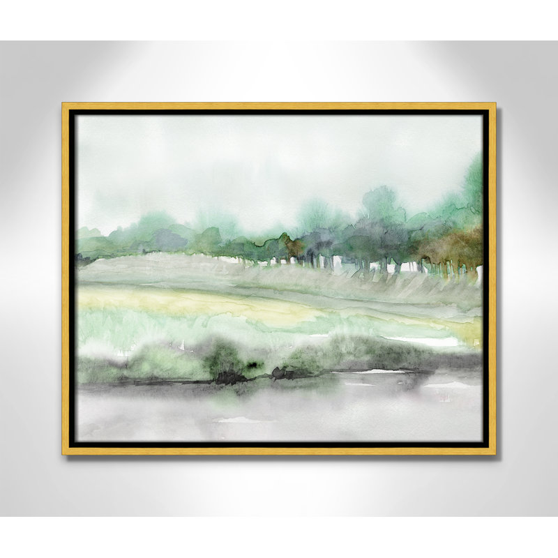 «Season Of Summer - Floater Frame», reproduction d'art sur toile, H 17,5 po x l 21,5 po x P 2 po, Toile dorée