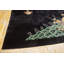 Antique Art Deco Room Size Wool Black Dragon Chinese Rug