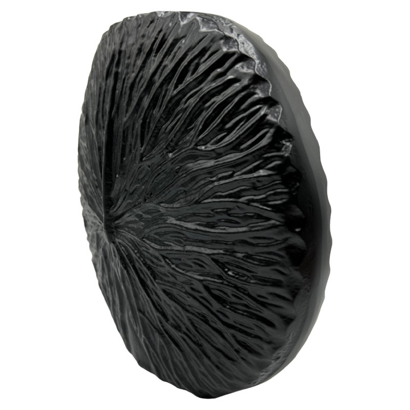 Ayelen Handmade Aluminum Table Vase, Black
