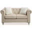 Causeuse élégante beige avec touche moderne-926710299