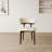 Two sets of solid wood dining chairs with backrest