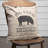 Sawyer Mill Fringed Cotton Reversible Throw Pillow