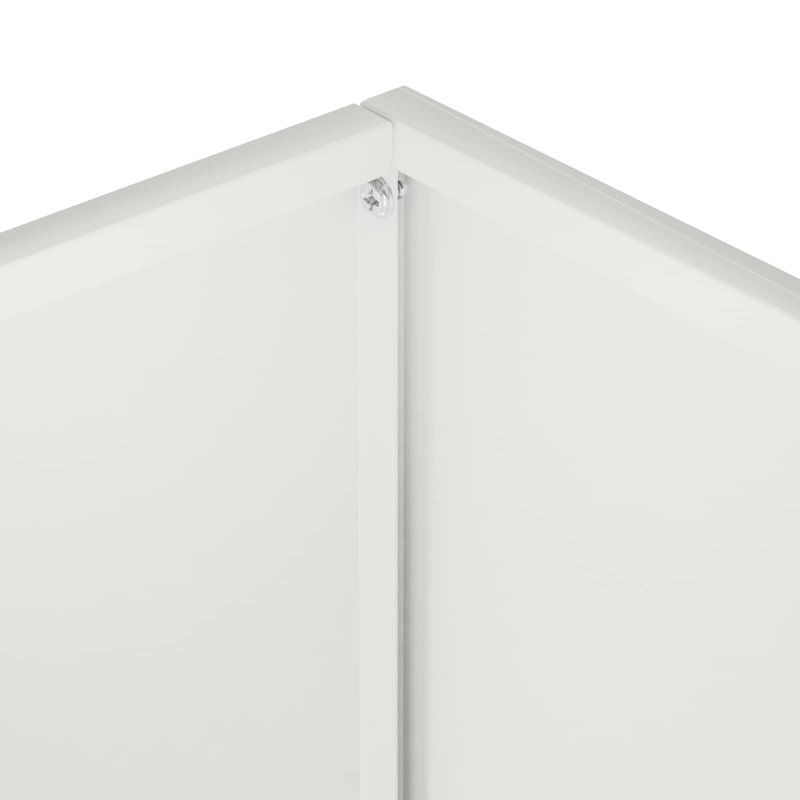 Planter, 50cm H x 40cm W x 20cm D, White, 2