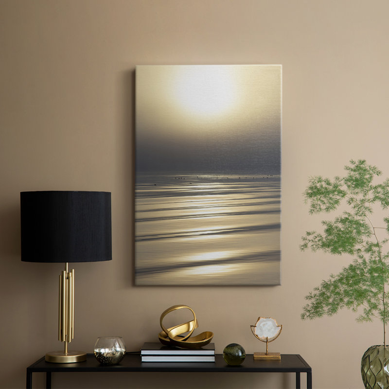 Parmi les ondulations - Cavas de galerie sur mesure, H 18 po x l 12 po