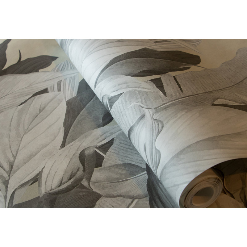 Priode A Tropical Forest Design 4-Panel Wall Mural 2.7m height x 280cm width, Almond