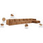 Canapé modulaire en L Carmean Performance-70705055-70705045