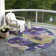 Machine Washable Indoor/Outdoor Claudian ACN1490 Purple Rug