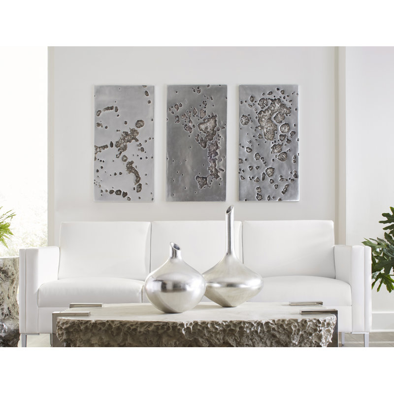 Splotch Wall Décor, Silver