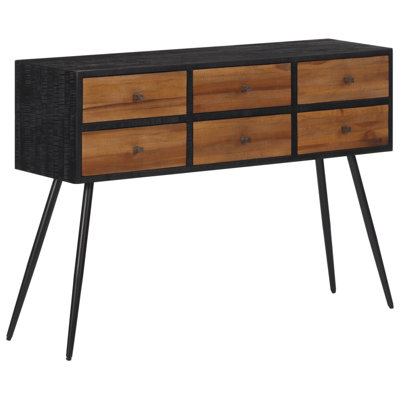Maybee 116cm Solid Wood Top Console Table