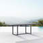 Pavia Power Coated Aluminum Dining Table-321549008-320895431