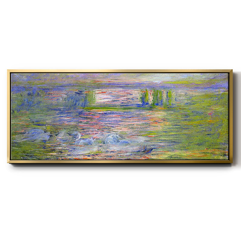 Charing Cross Bridge- Framed Canvas, 24" H x 60" W