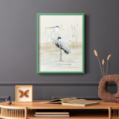 Heron II, reproduction encadrée - bois massif