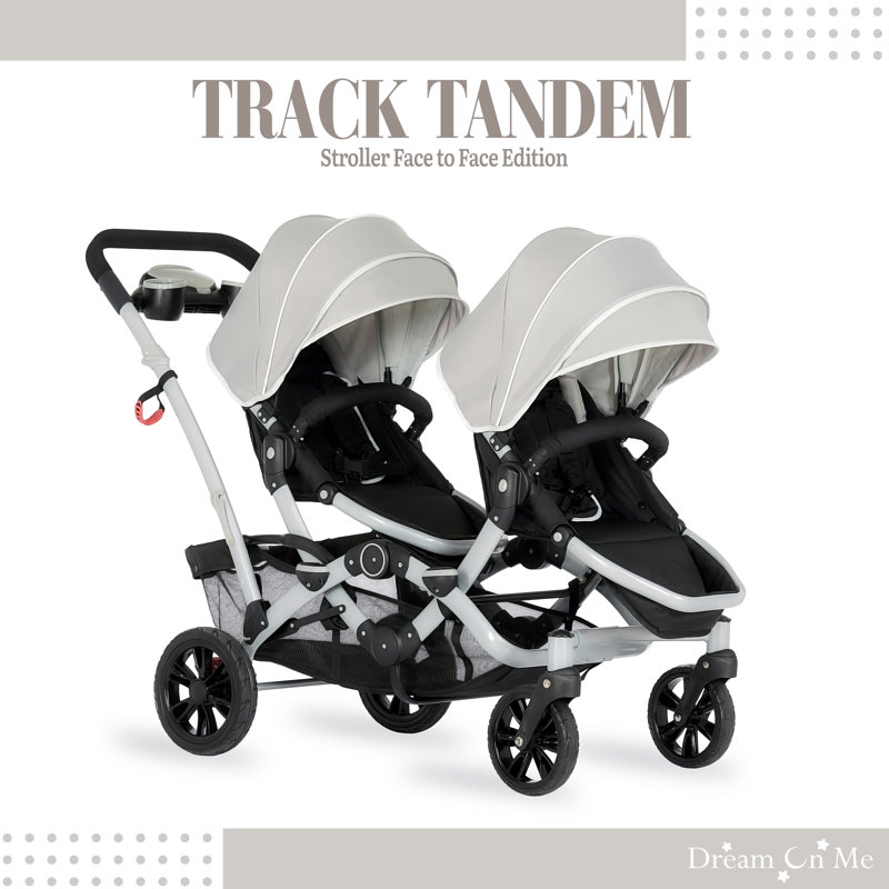 Poussette tandem Dream On Me , Gris