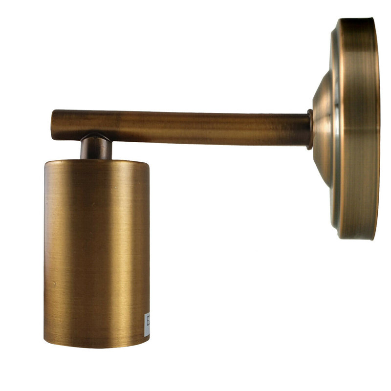 Auburta Armed Sconce, Yellow Brass