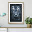 Tiger Portrait in Abstract - Picture Frame Painting Print-55611082-55611086