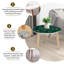 Ensemble de 2 tables basses gigognes Triangle