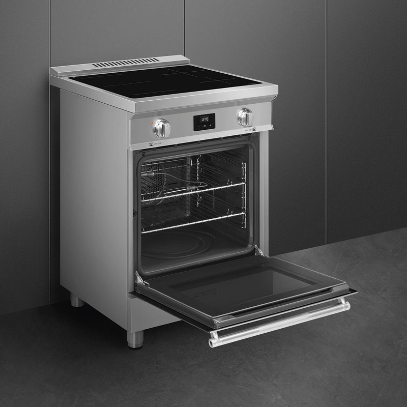 SMEG Professional Range, 24" - INDUCTION, Stainless Steel