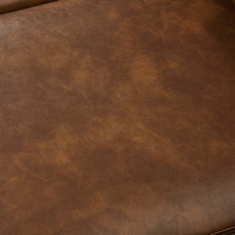 Upholstered Sofa, 35" H x 79" W x 32.3" D, Brown