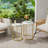 Pelaghia Marble Nesting End Table Sintered Stone Top