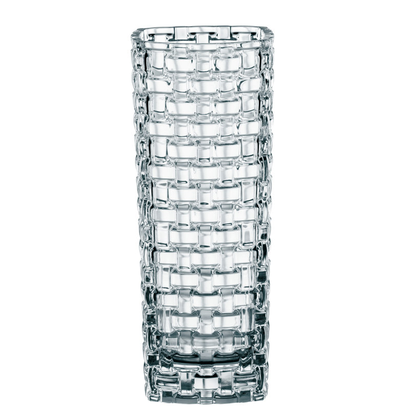 Vase de table en cristal transparent sans plomb 11,02 "Bossa Nova