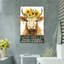 «Cow Pourquoi Hello Sweet Cheek», reproduction d'art graphique sur toile tendue-122687475