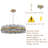 Modern 16-lights Dimmable Chandelier