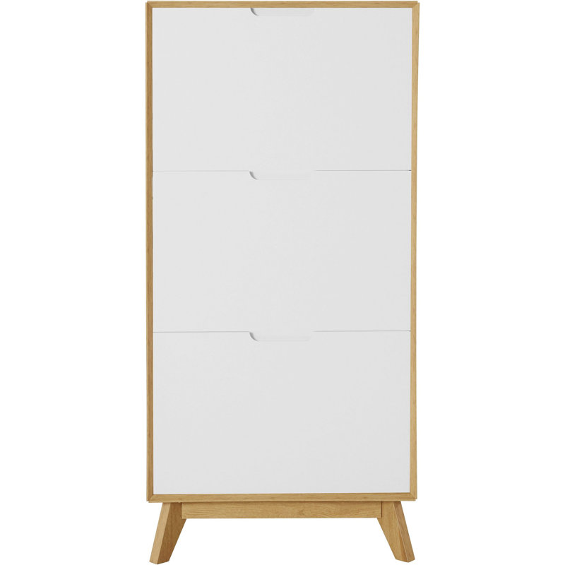 Ruislip Shoe Storage Cabinet, Oak/White