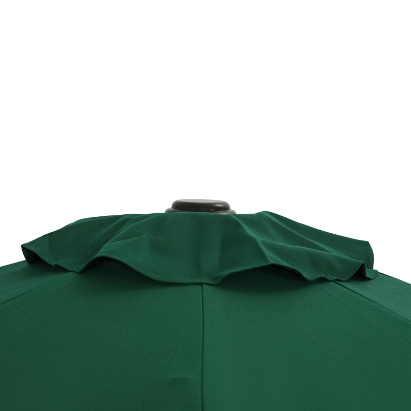 Stacia 108'' Octagonal Market Umbrella with Breez-Tex Canopy, Green