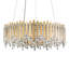 Chatter 12 Light 24in x 8.5in Round Pendant in Gold Mirror with Clear Radiance Crystals-1548427995