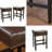 26" Backless Leather Counter Stools, 2-Pcs Set-134903855