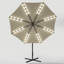 Seraphina 3m Cantilever Parasol with LED Light-868611035