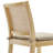 Ovard Wood And Rattan Bar Stool
