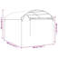 Abri de soleil pour pavillon de jardin VidaXL-61627078
